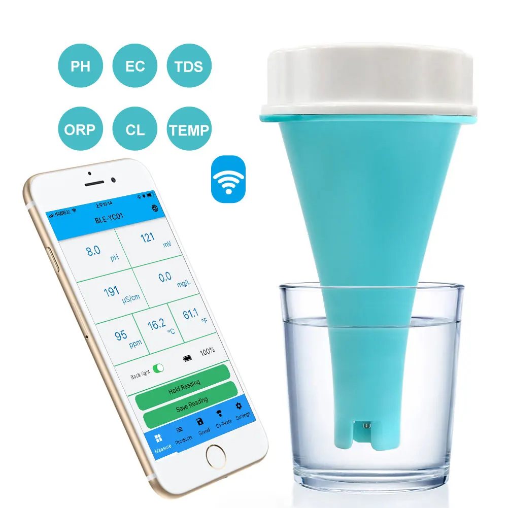 Ph Meter Digital Water Tester - Miernik jakości wody 6 w 1