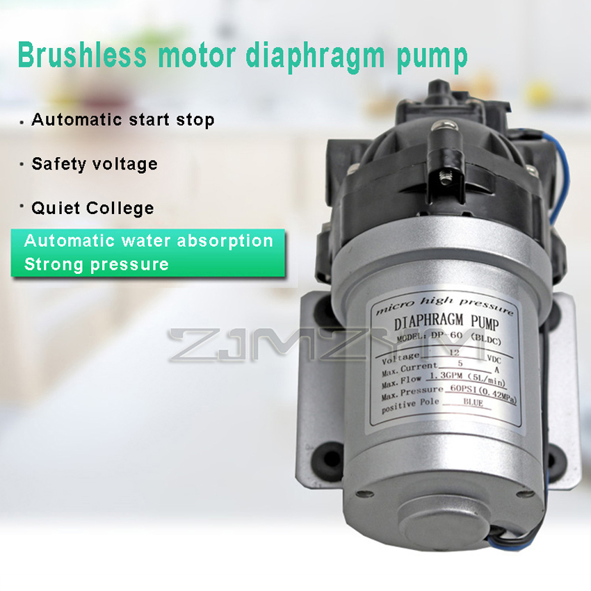 Mini Peristaltic Pump 12V - Bezszczotkowy DP-60 wysokociśnieniowa pompa wodna prądu