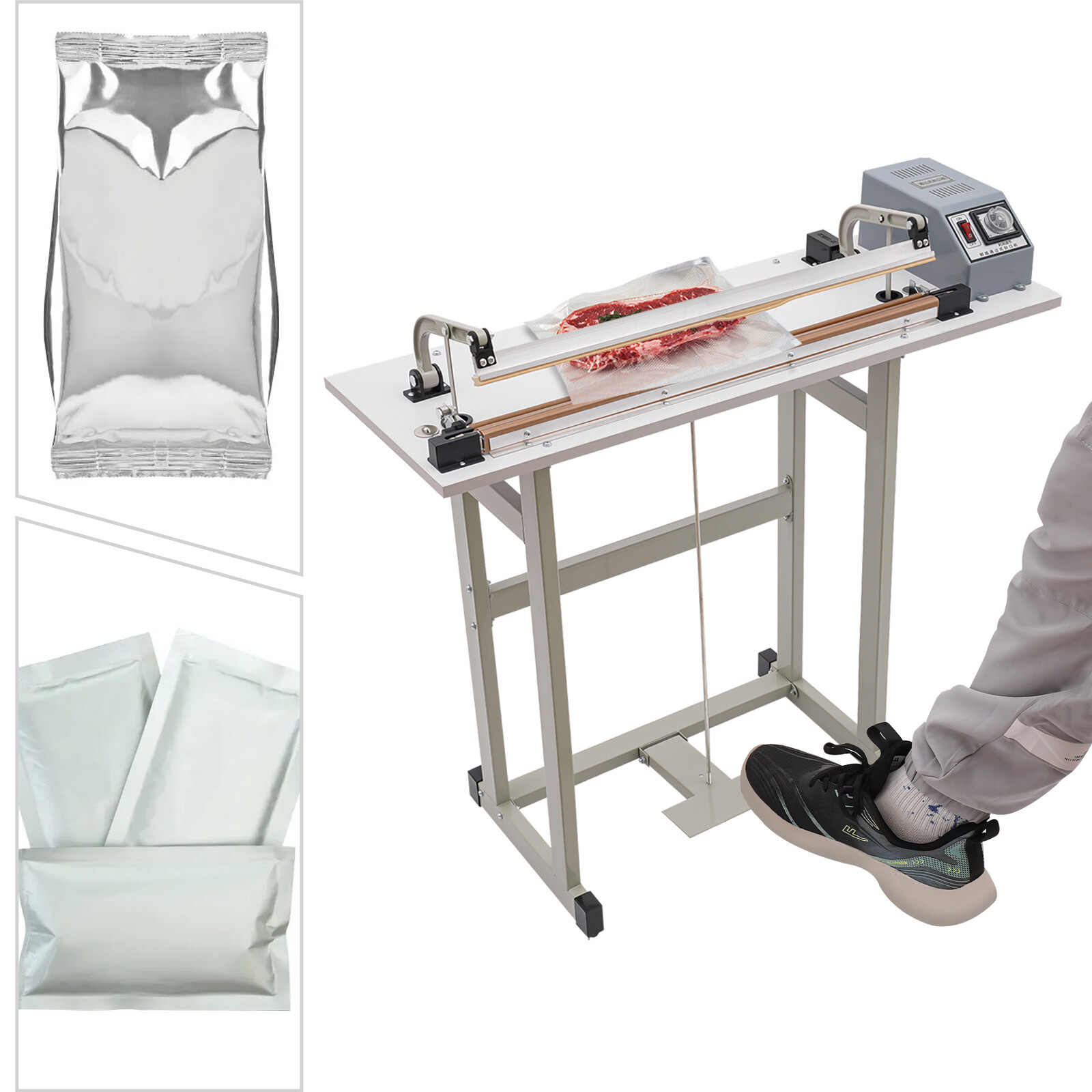 Plastic Bag Impulse Heat Sealer - Zgrzewarka impulsowa z pedałem nożnym i
