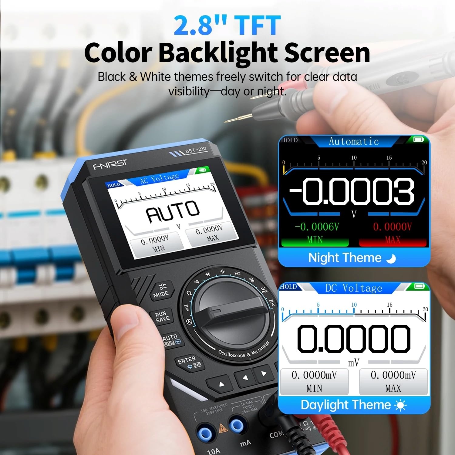 FNIRSI DST-210 Oscyloskop ręcz – Fnirsi Digital Oscilloscope Handheld recenzja i cena