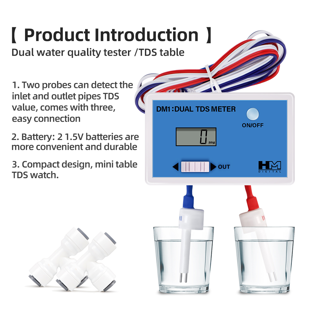 DM1 Dual TDS Tester jakości wo – Ph Meter Digital Water Tester recenzja i cena